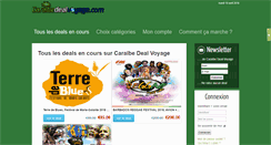 Desktop Screenshot of caraibedealvoyage.com